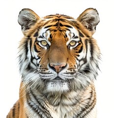 Close-up Portrait of a Majestic Tiger