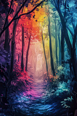 Vertical Book Cover  template, Fantasy, children's book, generic 