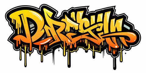 Graffiti font vector spray urban alphabet, street wall hand drawn letters, hip-hop modern style. Grunge drip print, fashion texture lettering splash, creative poster handwriting. Black graffiti font