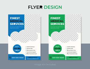 Modern & Unique Medical Flyer Design