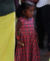 portrait of a small girl