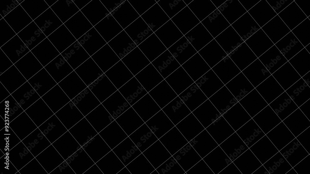 Poster 3d pattern square white and black line background. geometric abstract sketch minimalistic pattern te