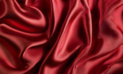 Obraz premium red silk or satin background