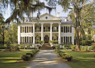 Antebellum style southern home 