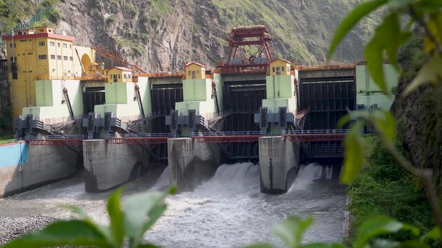 The Chamera-II hydroelectric power plant in Chamba district, Himachal Pradesh, India, constructed on the river Ravi by NHPC Limited, an Indian hydropower producer.