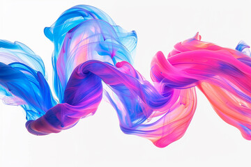 Abstract Swirling Colors
