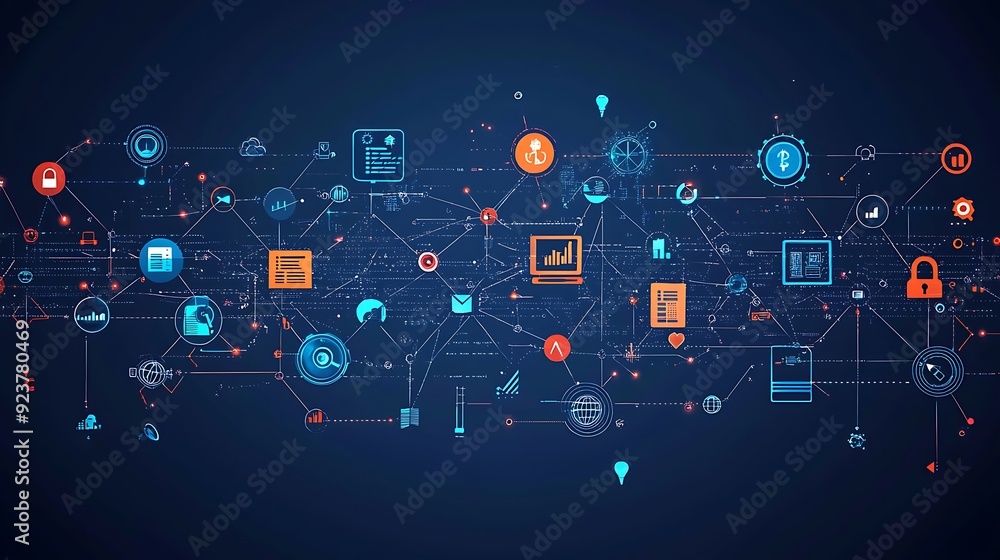 Poster transformation and adaptation of traditional business model into digitally driven enterprise: a visu
