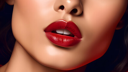 Fototapeta premium close up portrait of a woman