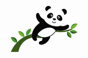 A cute Panda vector illustration