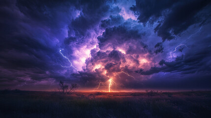 lightning storm