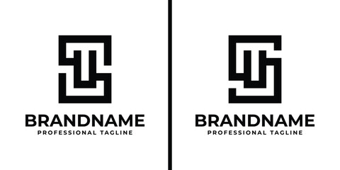 Letters SU Monogram Logo, suitable for any business with US or SU initials © Prayoga
