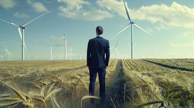 A government official visited a renewable energy facility to explore sustainable technologies.