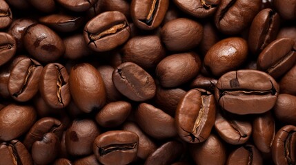 A photo of a close-up of a batch of medium roast