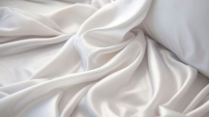 Obraz premium A photo of a close-up of high-thread-count sheet