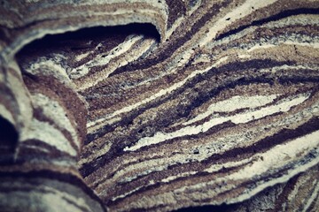 Abstract background with wavy stripes.