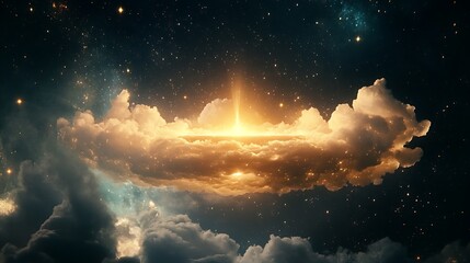 Enthralling Celestial Throne - A Divine Seat Amongst the Stars