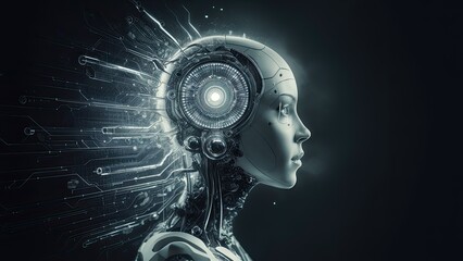 Obraz premium Artificial intelligence design