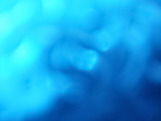 Blue bokeh light 