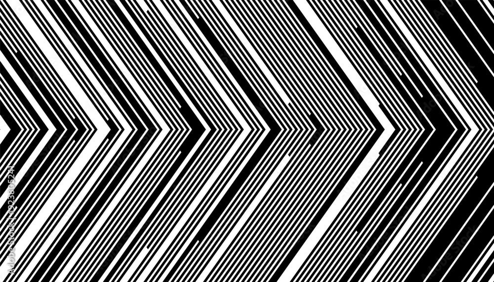 Poster sharp arrows pattern with black and white color. fully editable vector element. vector format illust
