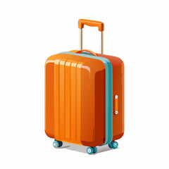 Travel Suitcase Realistic on a isolated white background (9)