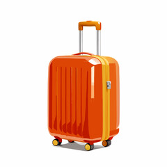 Travel Suitcase Realistic on a isolated white background (6)