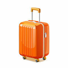 Travel Suitcase Realistic on a isolated white background (8)