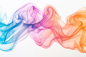 Abstract Colorful Smoke