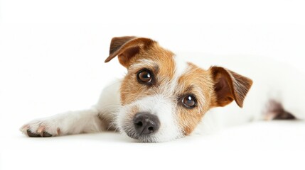 Relaxed Jack Russell Terrier