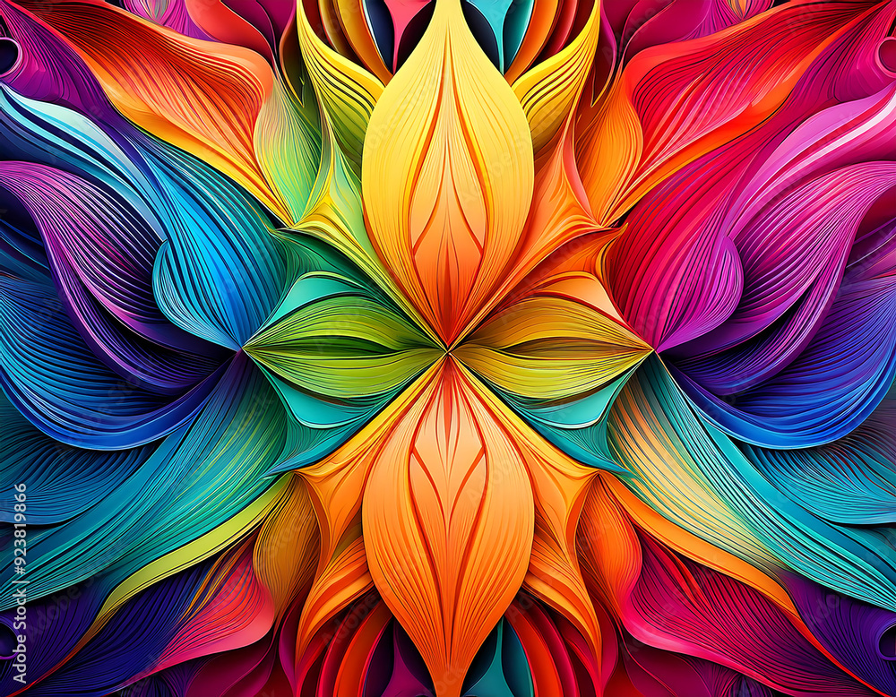 Aufkleber abstract colorful background- a vibrant and dynamic abstract background filled with col_1(40)