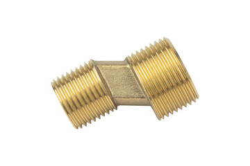 Eccentric adapter for bathroom faucet, isolated from background