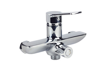 bath faucet without spout, faucet isolated from background
