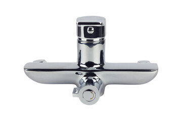 bath faucet without spout, faucet isolated from background