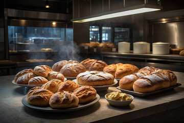 a display of the day’s freshest bakes, from crusty loaves to tender scones