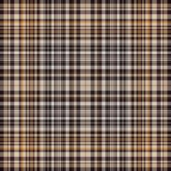 Seamless brown tones striped plaid pattern design. for plaid, fabric, carpet, rug, textile, clothes, table, weaving, dress, clothing. Vector drawing