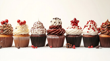 Christmas cupcakes