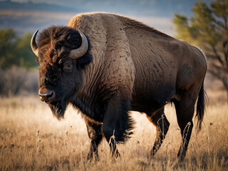 a majestic buffalo