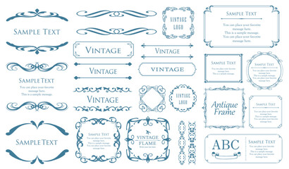 ハロウィンのフレームデザイン。レトロフレーム。アンティークフレームデザイン。