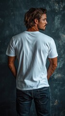 White t-shirt mockup | T-shirt mockup