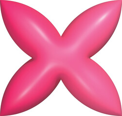 3D Abstract Geometric Shape Illustration