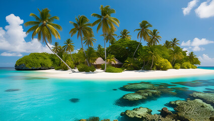 Obraz premium tropical paradise island