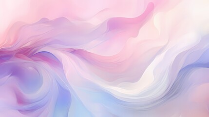 Obraz premium A pastel abstract background with smooth waves creates a dreamy and elegant visual appeal.
