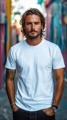 White t-shirt mockup | T-shirt mockup