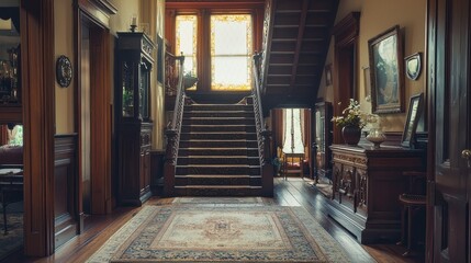 Victorian hallway