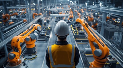 First Glance: A New Employee's Awe-Inspiring Introduction to a High-Tech Assembly Line