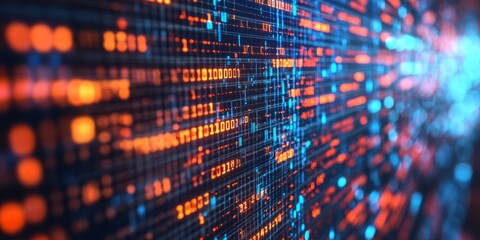 Obraz premium Financial Stability and Analytical Precision Embodied in a Digital Grid, Reflecting the Structural Integrity and Analytical Rigor of Financial Systems