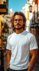 White t shirt mockup | T-shirt mockup