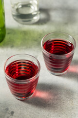 Cold Refreshing Wine and Vodka Krambambula Cocktail