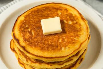 Homemade Breakfast Corn Cake Pancakes