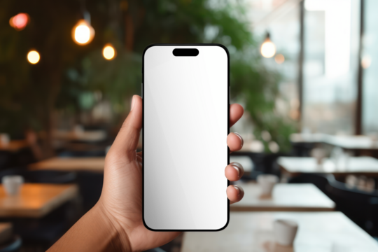 PNG phone screen mockup, transparent design