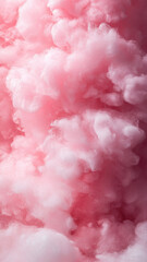 Fototapeta premium Fluffy Pink Cotton Candy Texture